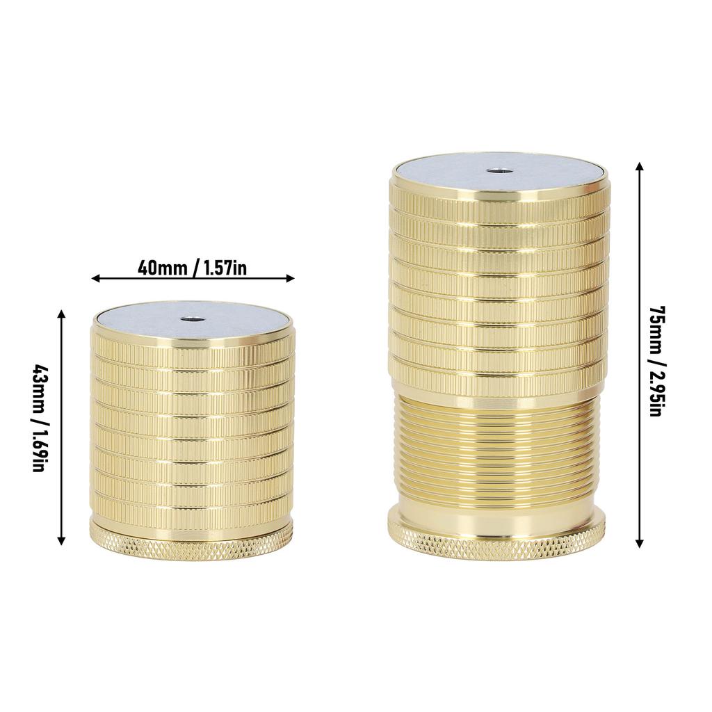 Furniture Riser Furniture Riser 43-75mm Adjustable Strong Load Bearing Aluminum Alloy Heavy Duty Bed Riser Metal Bed Riser