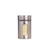 ZISIZ Stainless Steel Glass Spice Jar