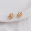 Inlaid Zircon Pine Cone Pendant - 14K Gold-Filled, Tarnish-Resistant, DIY Bracelet & Earrings Handmade Jewelry Charm