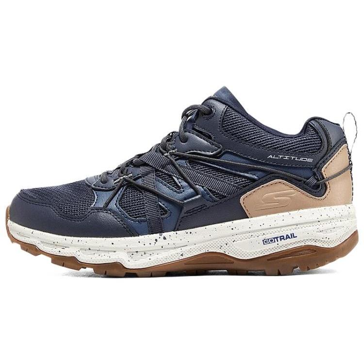 (WMNS) Skechers GO RUN Trail Altitude Navy Blue Brown Women s 128212-NVTN EU 35