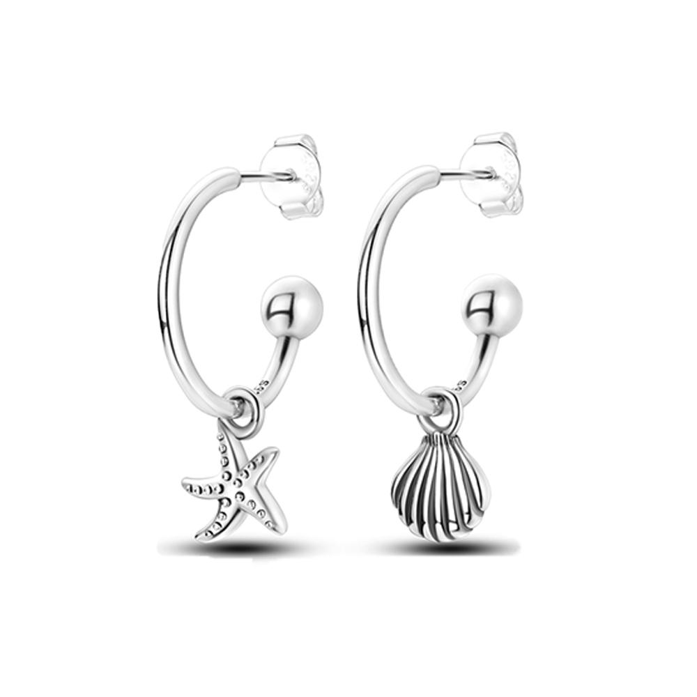 Ocean Sweet Pink Flower Earrings for Women Girls Trendy Fashion Jewelry High Quality Dainty Elegant Gift