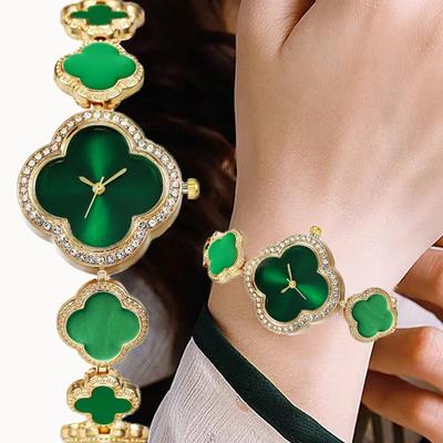Hochwertige, modische Freizeituhren, luxuriöse Damenarmband-Quarz-Armbanduhren, elegante Uhr für Mädchen, Ehefrau, Freundin
