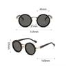 Adjustable Polarized Sunglasses Manually Rotating Light-Reducing Round Frame Unisex Glasses Uv Resistant Eye Protection