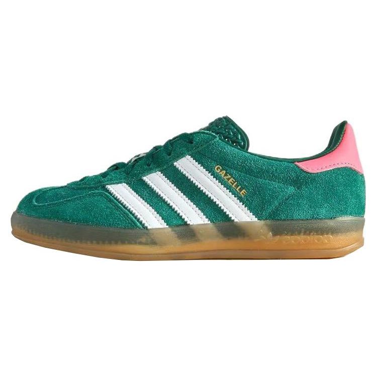 

Adidas Gazelle Indoor Collegiate Green Pink Женские кроссовки Footwear-White Lucid-Pink IG5929 36⅔