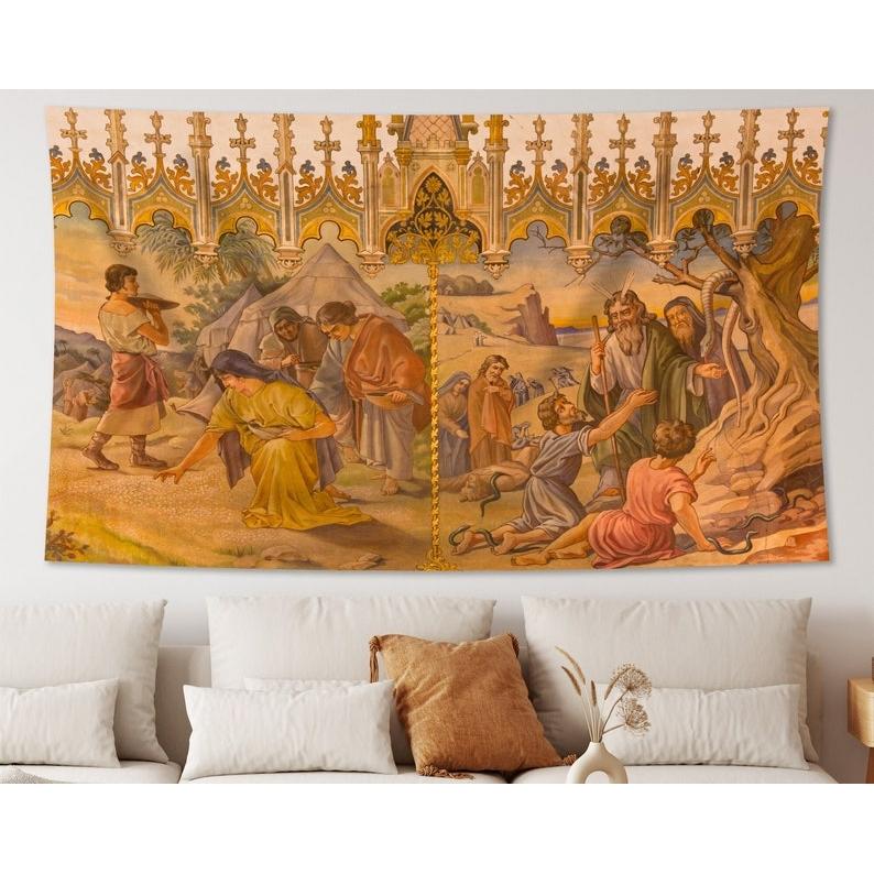 

Bible tapestry 75x100 чорний