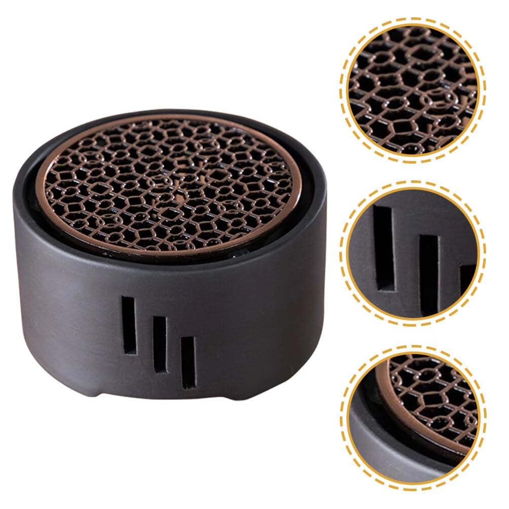 GANAZONO Tea Warmer with Candle Stand, Heat-Resistant, Stainless Steel, 115mm Diameter, Perfect for Tea, Black Tea, and Coffee, Perfect Gift