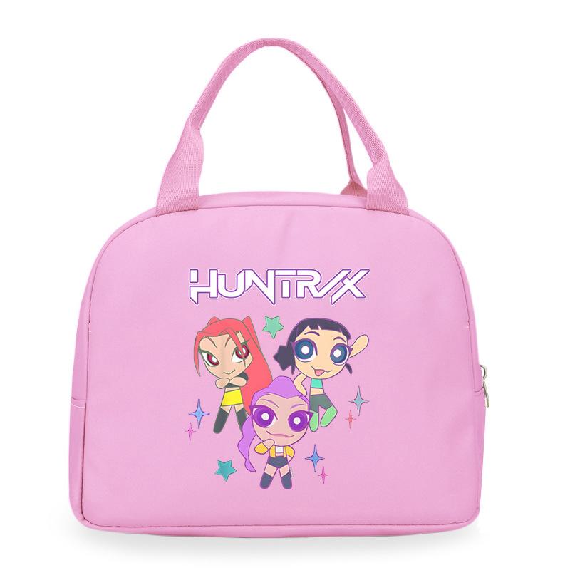 Cartoon Animation Academy Meal Bag Student Thermal Insulation Lunch Box Bag Office Workers Handheld Bento Bag