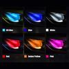 Atmosphere Lamp Decorative Light Inner Door Wrists Armrest Storage Trough Auto Ambient Light For Car Door Interior Light 6 Color