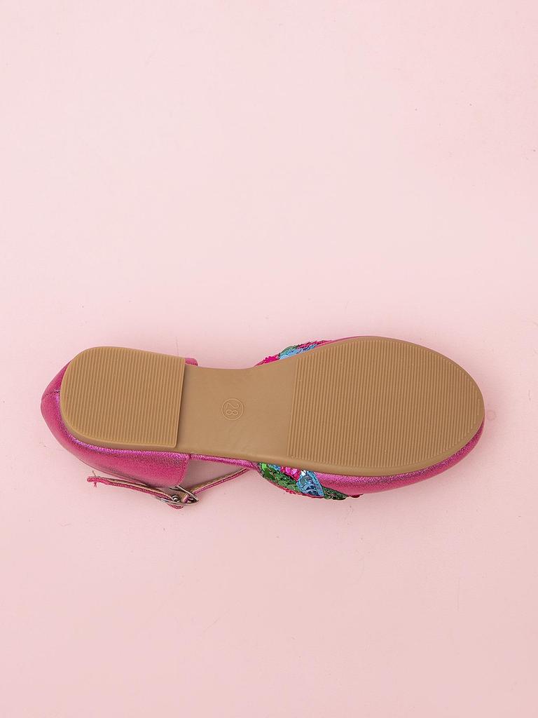 2025 Spring/Summer Girls' Cute Round Toe Flat Shoes