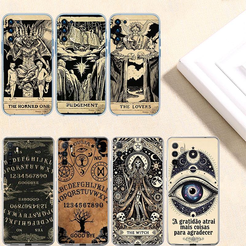 Witch Divination Tarot Moon Phone Case for Motorola Moto G10 G20 G30 G31 G32 G34 G35 G41 G42 G50 G51 G52 G55 G60 G60S