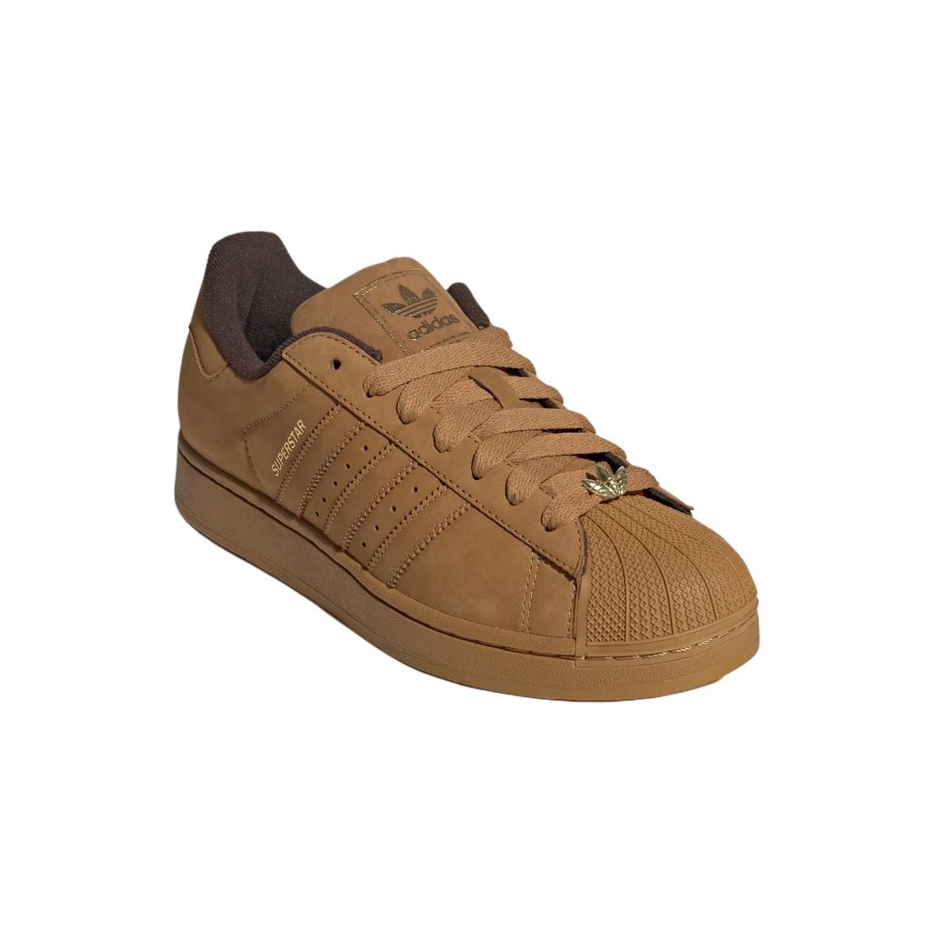 adidas Originals Superstar 2 Skateboard Shoes Unisex Brown KJ3546