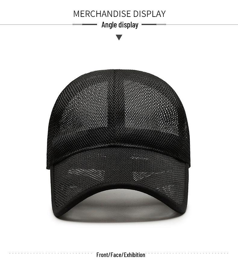 Unisex Summer Mesh Baseball Cap - Breathable, Sun Protection for Outdoor Sports