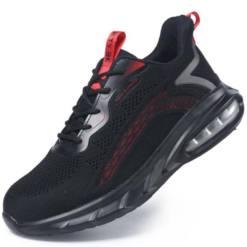 

Робочі кросівки з повітряною подушкою Дихаюче захисне взуття Чоловіки Жіноче робоче взуття Робочі черевики зі сталевим носком Чоботи для захисту від проколів Унісекс 38