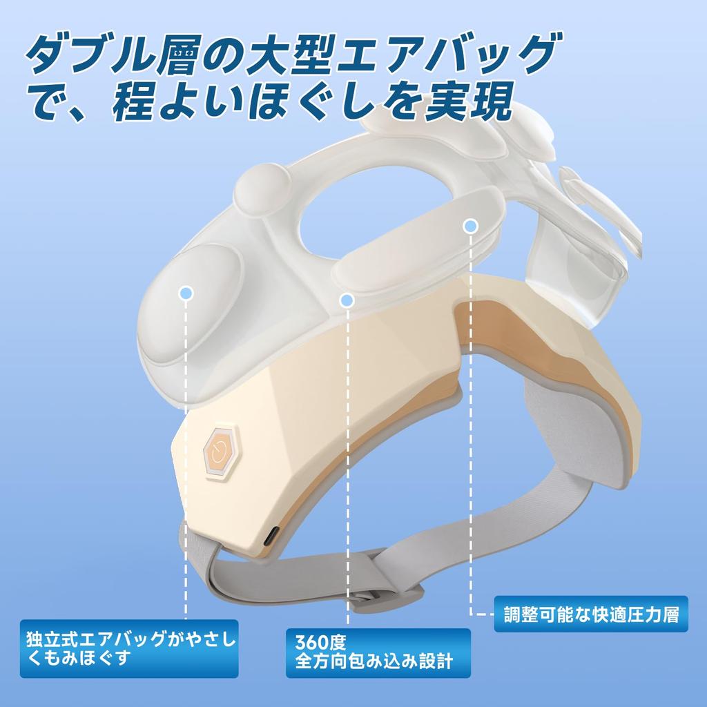 Eye New for 3D Airbag Warming Eye Foldable and Refreshing Eyes with 6 Air and Relaxing Eye USB Sleep Perfect for and Includes Japanese Instructions