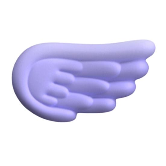 Angel Wing Keyboard Wrist Rest Ergonomic Wrist Support Pad Silicone Mouse Wrist Rest Laptop Wrist Cushion for Office Gaming