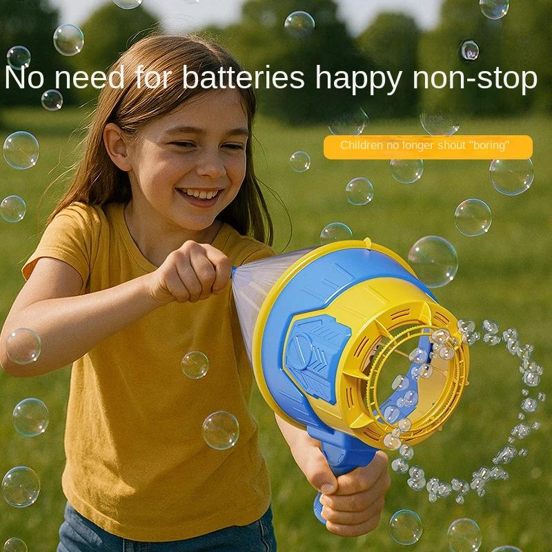 Luftpistole Kreative Handheld Luftblasenmaschine Outdoor Blasenpistole Spielzeug für Jungen Mädchen Kinder Neuer Typ Kreatives Kinder-