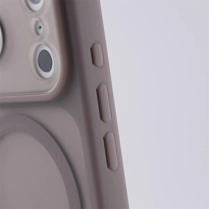 Luxury 2 in 1 Detachable Lens Protect Magnetic Case for iPhone 17 Pro Max 16 15 14 13 MagSafe Matte Translucent Shockproof Cover