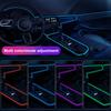 5 In 1 6 In 1 Car Atmosphere Lamp RGB Rainbow 213 Color LED Acrylic Strip Fiber Optic Symphony Interior Decoration Ambient Light