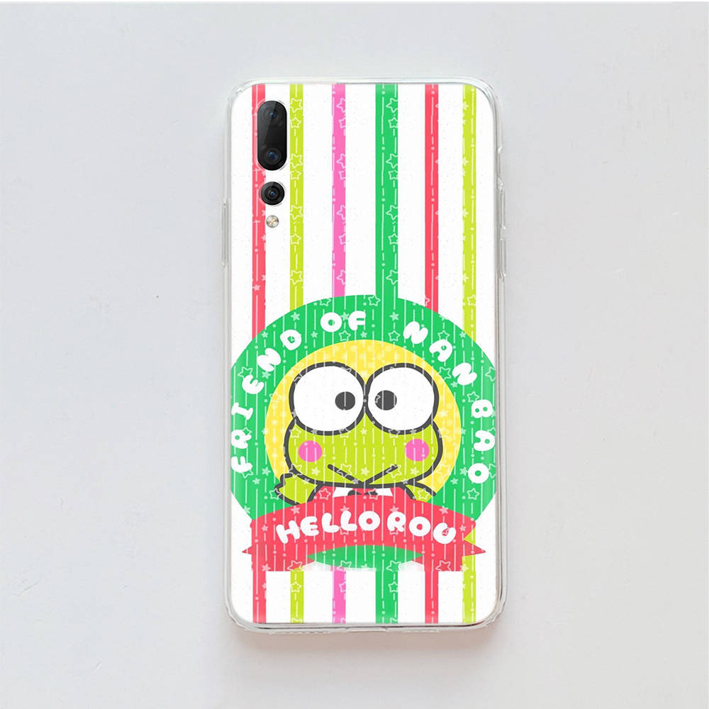 Transparent Case for Samsung A04 A14 A23 M33 M53 Realme 10 9 C35 C55 VIVO X80 Infinix Hot 30 Note 11 Tecno Spark 8P Pro L-23 Frog Keroppi