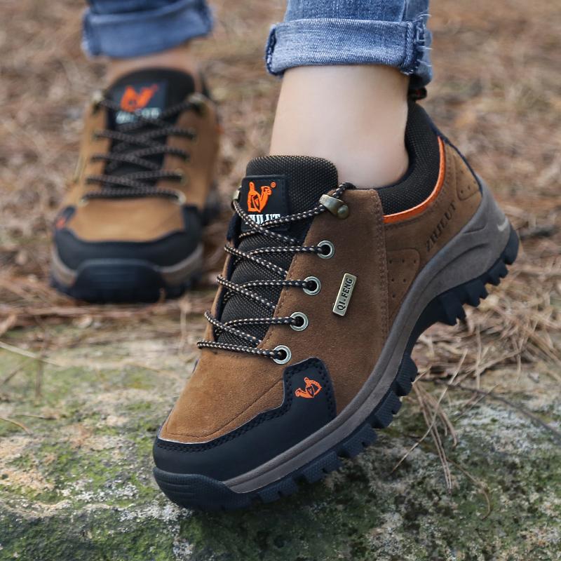 Off-Road Outdoor Shoes Outdoor Travel Hiking Shoes Breathable Men's Shoes Non-Slip Wear-Resistant Soles Comfortable Inner Breathable Upper