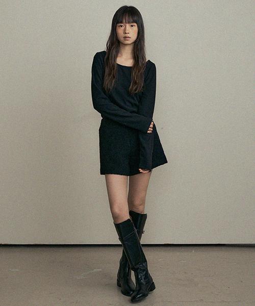 Lingseoul Alpaca Half Pants-Black