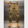 Vintage-Style Loose Japanese Straight-Leg Pants for Men - Spring/Fall Large Size Trending Casual Overalls