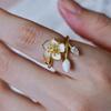 And Unique Beautiful Floral Open Ring For Women With Adjustable Fit Crafted From Highquality Material Copper