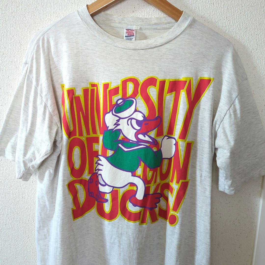 

[USED] Rare 90s NCAA Oregon Ducks vintage T-shirt, University of Oregon