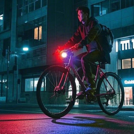 Bicycle Headlight Digital Display 5 Modes Adjustable Lightweight Waterproof Rechargeable MTB Road Mountain Bike Night Riding LED Front Lamp