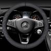 TATACLEA Steering Wheel Suede Universal Car Steering Wheel Black Cover, Touch, Luxurious, Comfortable, Non-Slip, Stain-Resistant, All-Season, Cover,