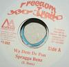 7inch Record SPRAGGA BENZ  Wa Dem De Pon FT002 Freedom Trait US Reggae Ska  Dub Used