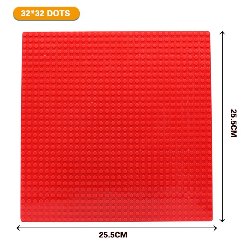 32x32 32x16 Dots Classic Base Plates MOC DIY Plastic Bricks Baseplates City Dimensions Building Blocks Figures Construction Toys