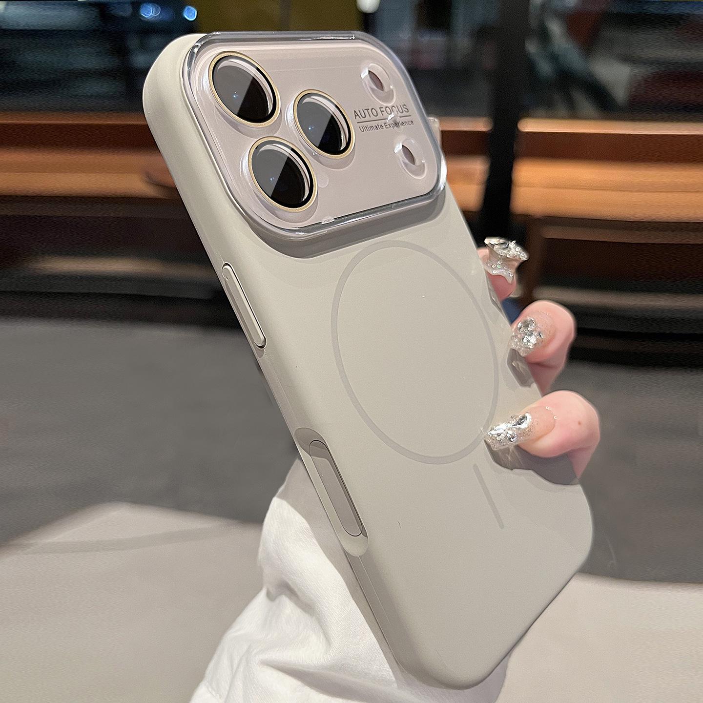 iPhone 16/17 Drop-Proof Magnetic Charging Case - Full Coverage, Skin-Feel, Large Window 16