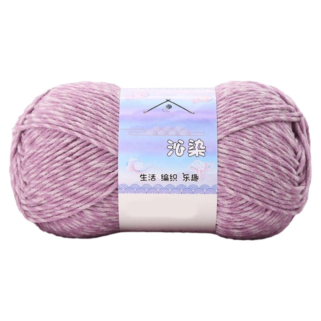 Häkelgarn Strickgarn Baumwollgarn für DIY Hut Pullover Schal Handarbeiten Garn Farbverlaufsgarn zum Häkeln Stricken