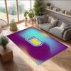 Tappeto in Velluto di Cristallo con Stampa Calcio Aston Villa, Comodo Assorbente d'Acqua Antiscivolo Tappeto per Pavimenti Interni
