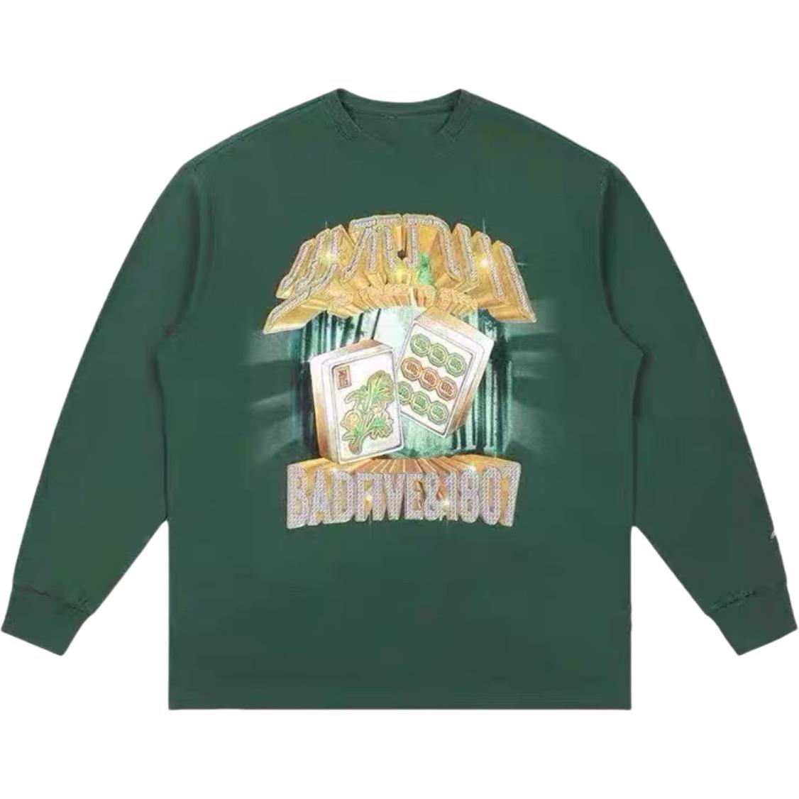 Li Ning X 1807 Коллаборация Дышащая Повседневная Футболка с Длинным Рукавом Мужская AHSR647-1 L