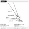 Tan Jianci Same Style Niche Double Layer Necklace Unisex Versatile Necklace Titanium Steel Non-Fading High-End Collarbone Chain for Men
