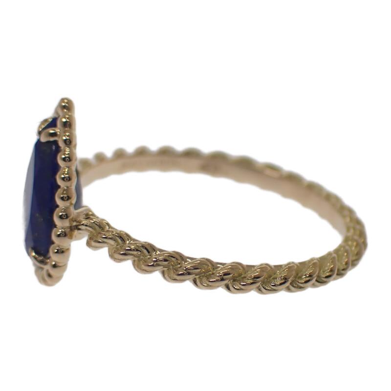 Boucheron JRG02743 #14.5(JP Size) Ring Blue K18 Yellow Gold Women