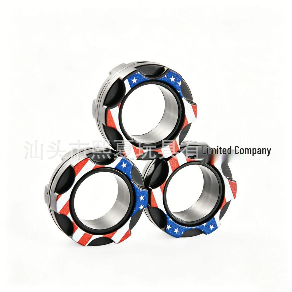 Armeegrün Graffiti Magnetring Armband & Finger Spinner
