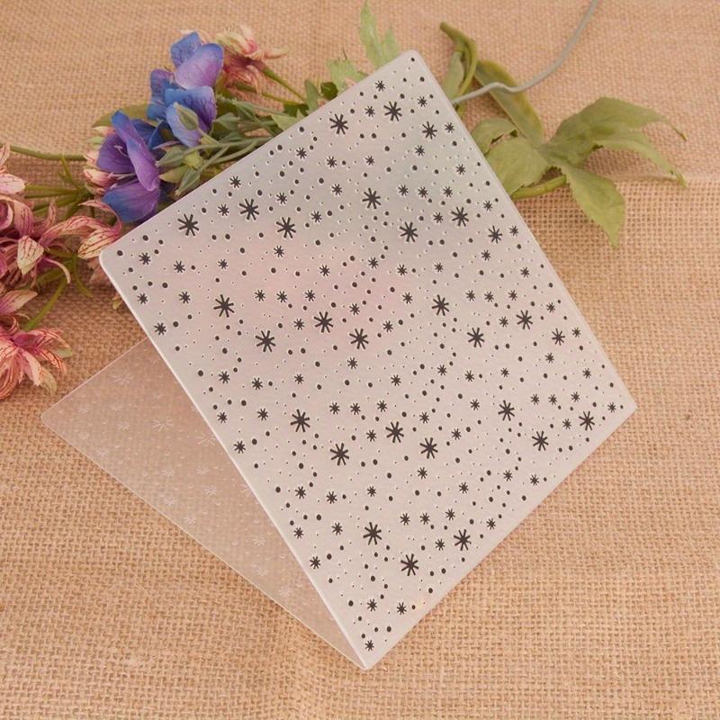 1pc Christmas Snowflake Embossing Die Cut Template - Plastic Craft Mold for DIY Cards, Scrapbooks & Gift Tags - Easy-to-Use