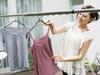 MAWA No-Slip Hangers for Shirts and Blouses, Women's, Size M, Pack of 20, Black, 10-Year Warranty