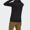 adidas Terrex Tech Fleece Light Hooded Hiking Jacket Black GI7313
