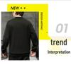 Men's 2025 Spring/Autumn Round Neck Loose Trendy Korean Style Hoodie
