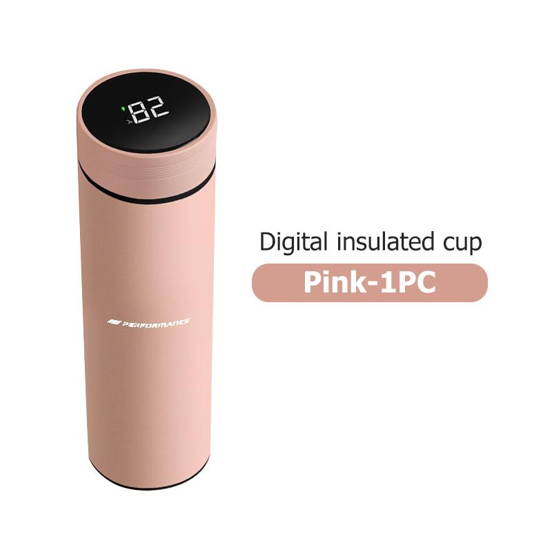 Car Smart Thermos Bottle With Temperature Display Coffee Cup For BMW Performance X1 X3 X5 E39 E46 E90 F20 E60 F30 M3 M5