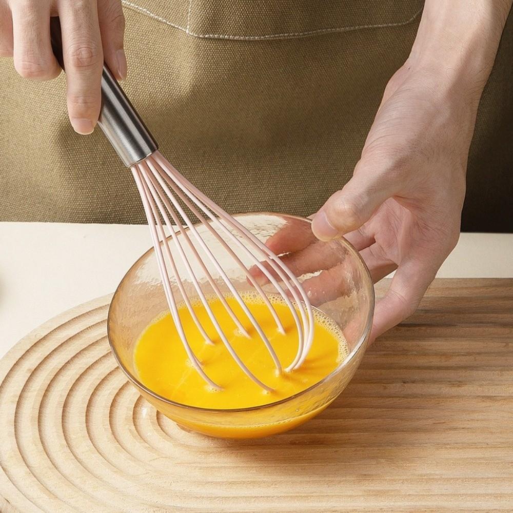 Hanging Silicone Scraper Food Grade Cream Scraper Convenient Egg Beater  Kitchen Use