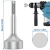 Silver Ground Rod Driver Cap SDS Plus Pad Tool Easy To Install Steel Hammer  Driving Grounding Rods