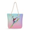 Gymnastics Print Thick Rope Single-shoulder Beach Bag  7248