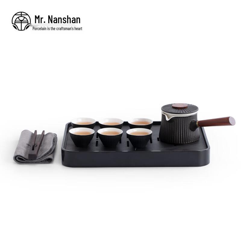 Mr. Nanshan Ceramic Kung Fu Tea Set with Tray