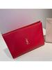 YSL Women's Makeup Storage Bag, Made of Leather, with a Large Capacity, Convenient To Carry, and Features a Simple Yet Elegant Design.