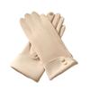 Full Finger Women Suede Gloves Plush Winter Mittens Vintage  Gloves  Sports